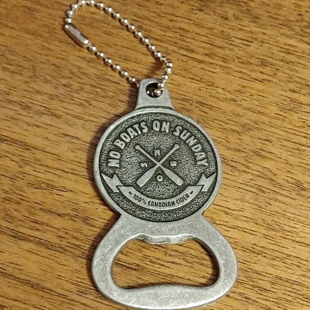 No Boats On Sunday Beer Bottle Opener Bottle Opener with Keychain OARS UP!